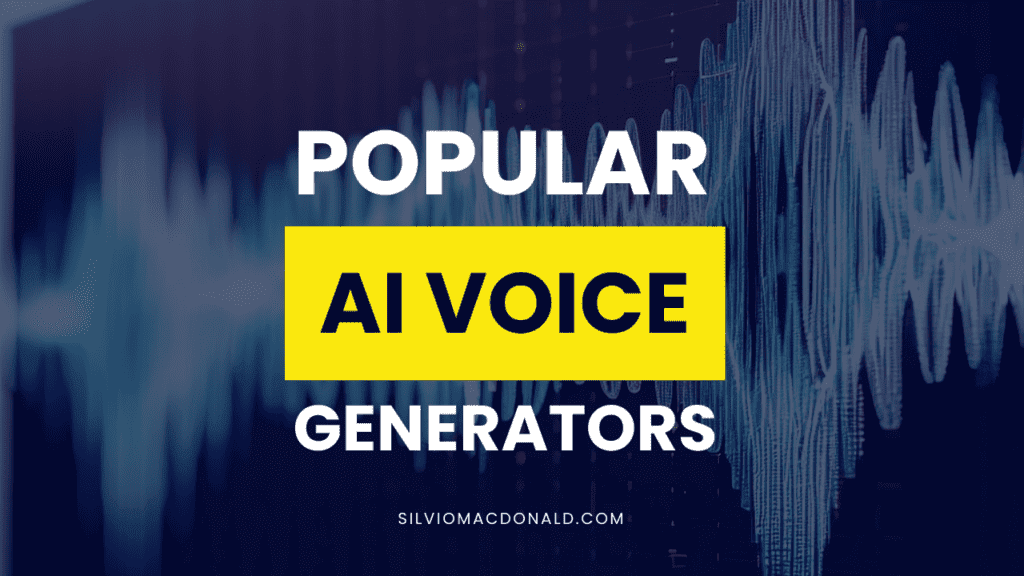 Popular AI Voice Generators Title Image