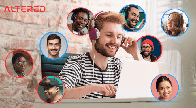 Altered AI Voice generator Tool Promo Hero Image Silvio Mac Donald