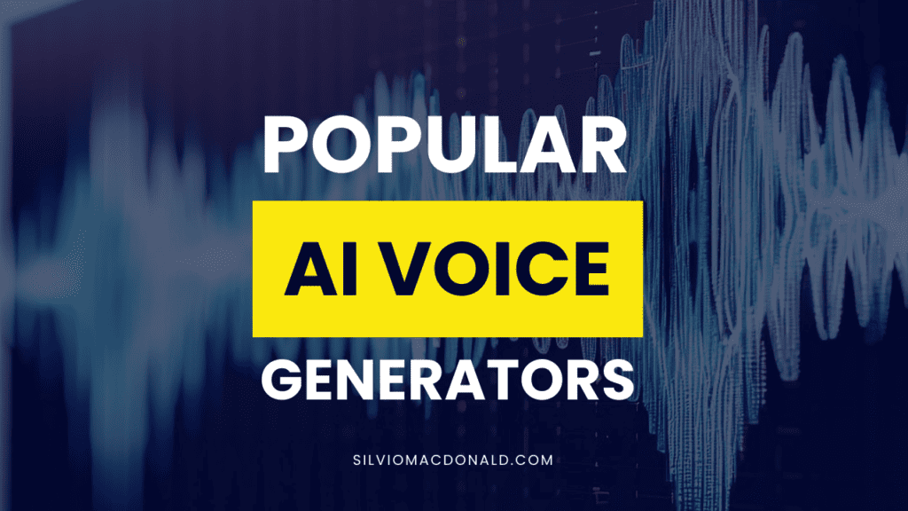 Popular AI Voice Generators Title Image