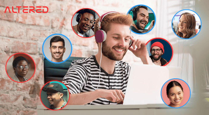 Altered AI Voice generator Tool Promo Hero Image Silvio Mac Donald