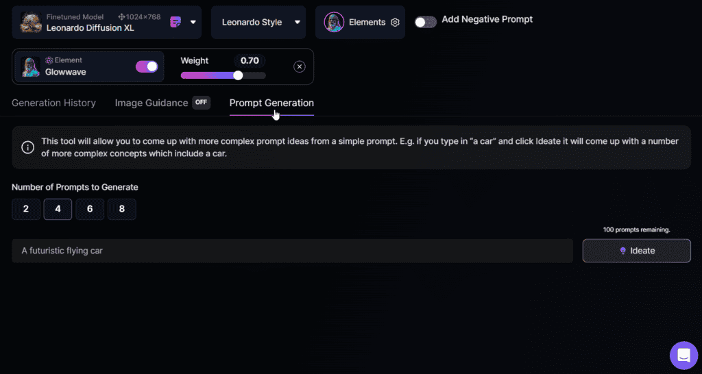 leonardo ai prompt generation tool1