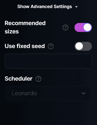 leonardo ai sidebar features3