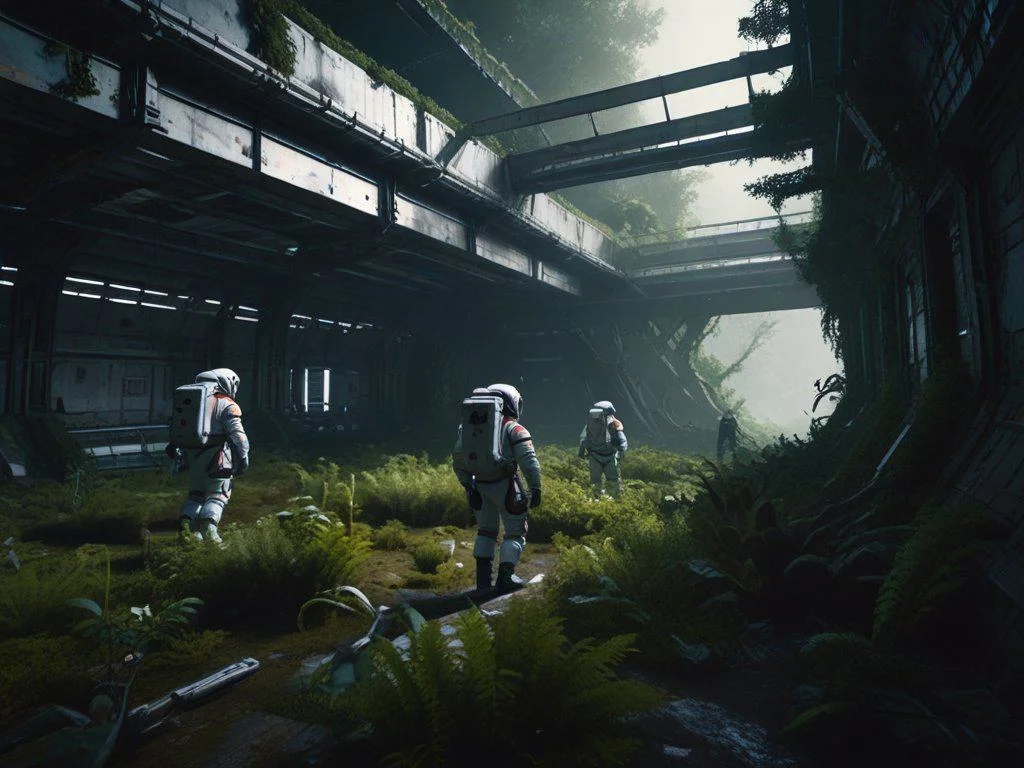 Leonardo AI Prompts Abandoned Astronauts Silvio Mac Donald 1