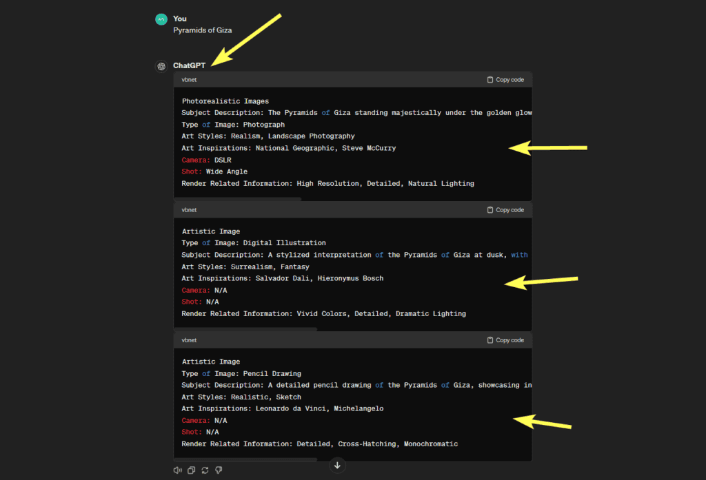 Leonardo AI Prompts Generator Prompt For Chat GPT Output Example